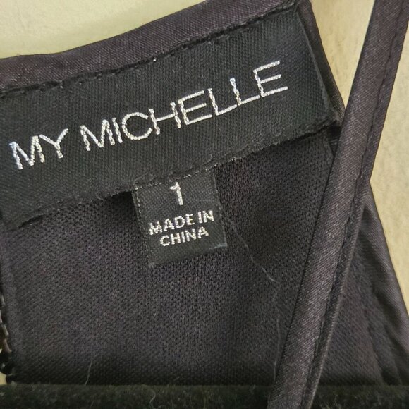 My Michelle Tribal Multi Colored Fully Sequined Cocktail Party Dress Size 1/XS - Picture 5 of 7